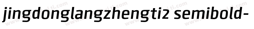 jingdonglangzhengti2 semibold字体转换
